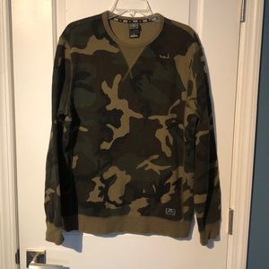 Nike camo sweatshirt size large